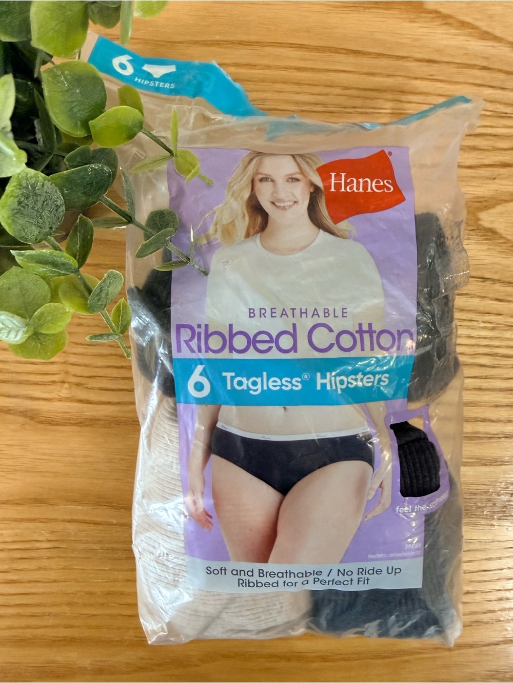 🌿2/$25 • Hanes Breathable Ribbed Cotton Hipster Underwear